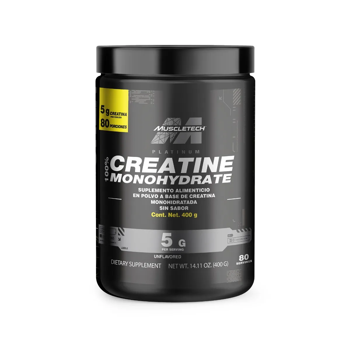 MuscleTech Platinum 100% Creatine Monohydrate 400 g