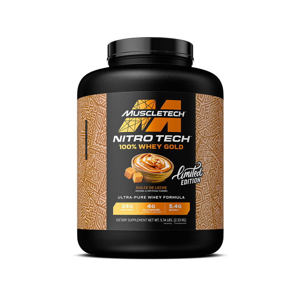MuscleTech Nitro-Tech 100% Whey Gold - Dulce de leche