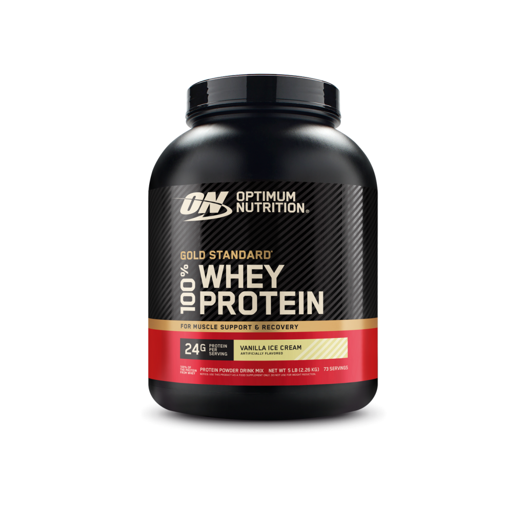 Optimum Nutrition Gold Standard 100% Whey 5 lb - Vanilla Ice Cream