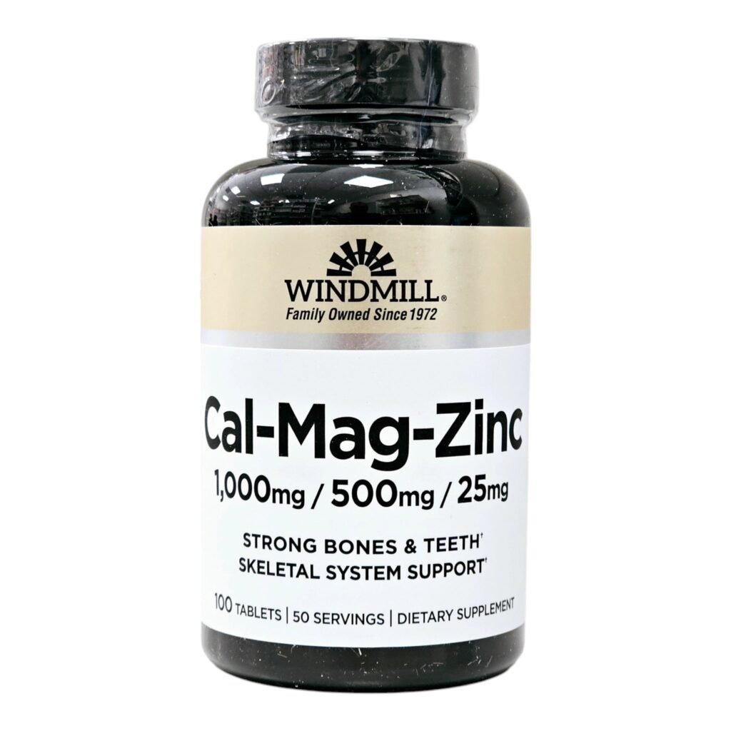 Windmill Cal-Mag-Zinc 100 tabletas