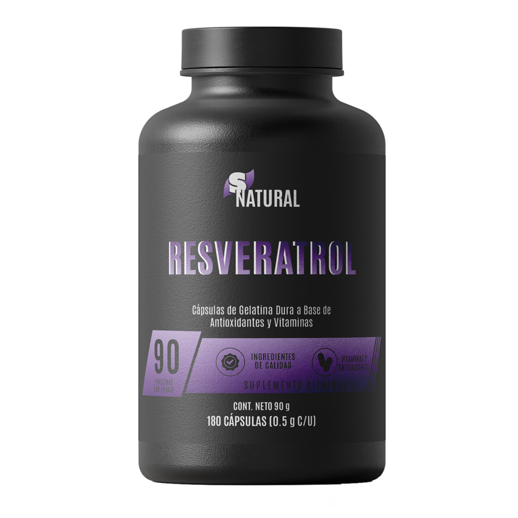 S Natural Resveratrol 180 cápsulas