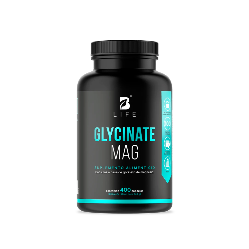 B Life Glycinate Mag 400 cápsulas